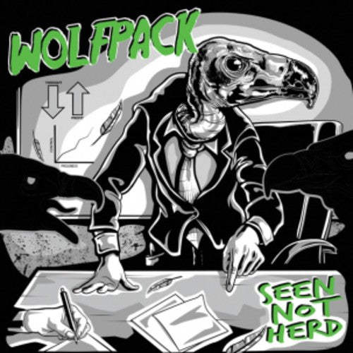 the album cover for Wolfpack - Seen Not Herd