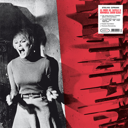 the album cover for Cipriani, Stelvio - Gli Orrori Del Castello Di Norimberga (Baron Blood) (Original Soundtrack)