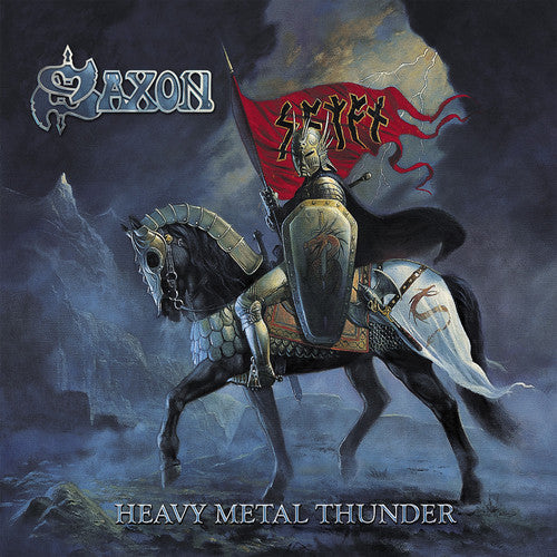 the album cover for Saxon - Heavy Metal Thunder