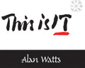 the album cover for Alan Watts - This Is It [Vinyl]