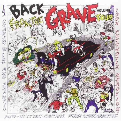 the album cover for Back From The Grave 4 / Various - Back From The Grave, Vol. 4