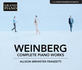 the album cover for Weinberg / Franzetti - Complete Pno Works