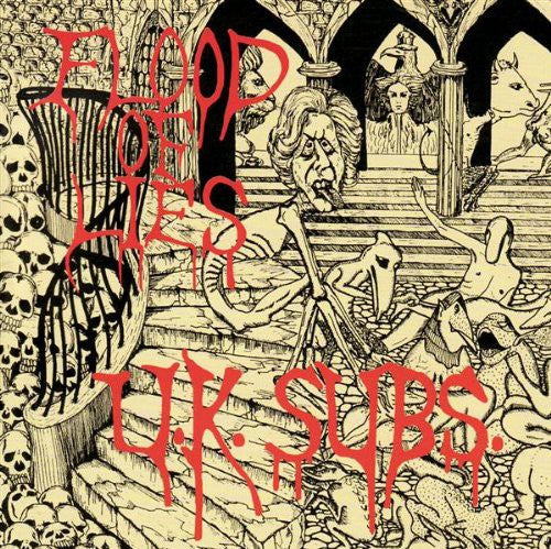 the album cover for Uk Subs - Flood of Lies