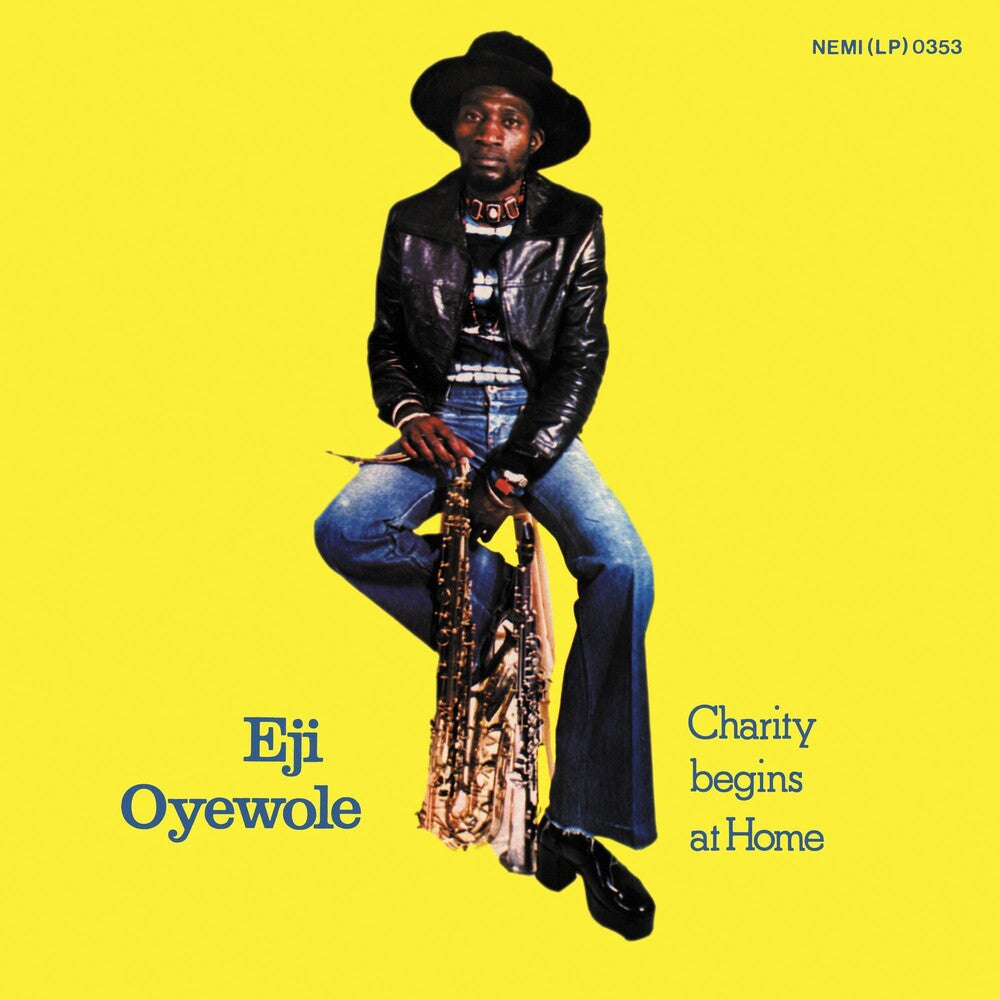 the album cover for Eji Oyewole - Charity Begins at Home