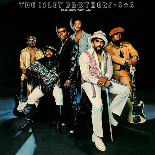 the album cover for The Isley Brothers - 3+3 [Limited Edition Translucent Blue Vinyl]