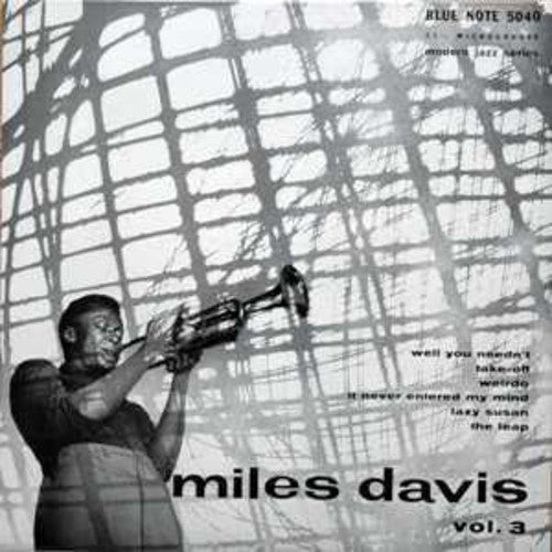 the album cover for Miles Davis - Vol. 3 (10-Inch Re-issue) [Blue Note Dealer Exclusive]