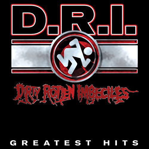the album cover for D.R.I. - Greatest Hits [Limited Edition Clear LP]