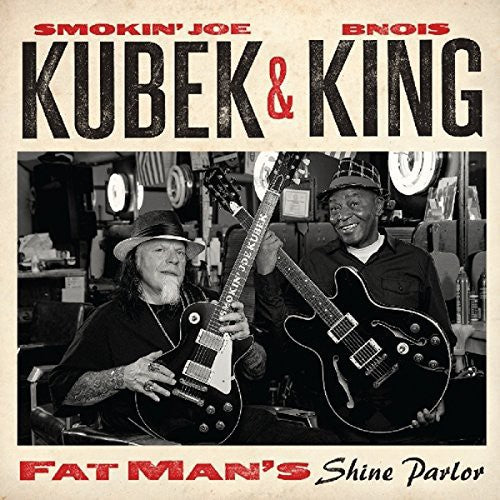the album cover for The Smokin' Joe Kubek Band - Fat Man's Shine Parlor