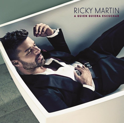 the album cover for Ricky Martin - A Quien Quiera Escuchar