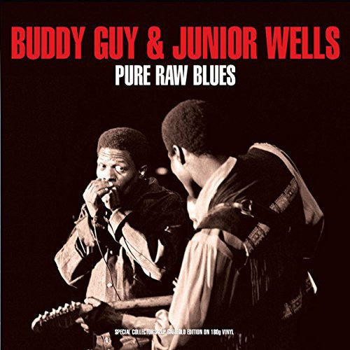 the album cover for Buddy Guy - Pure Raw Blues