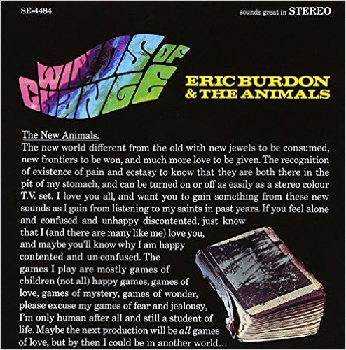 the album cover for Eric Burdon & The Animals - Winds Of Change [Vinyl]