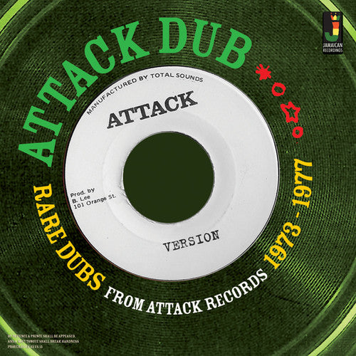 the album cover for Attack Dub Rare Dubs From Attack Records 73 / Va - Attack Dub: Rare Dubs from Attack Records 73 / Va
