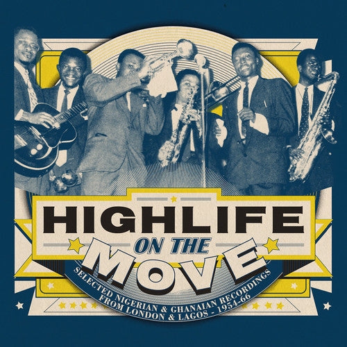 the album cover for Highlife On The Move / Various W/Book - Highlife on the Move