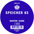 the album cover for Hunter / Game - Speicher 83