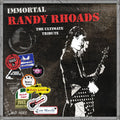 the album cover for Immortal Randy Rhoads: The Ultimate Tribute / Var - Immortal Randy Rhoads: The Ultimate Tribute
