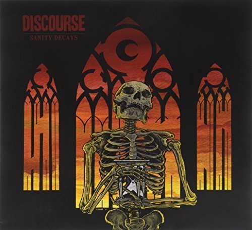 the album cover for Discourse - Sanity Decays