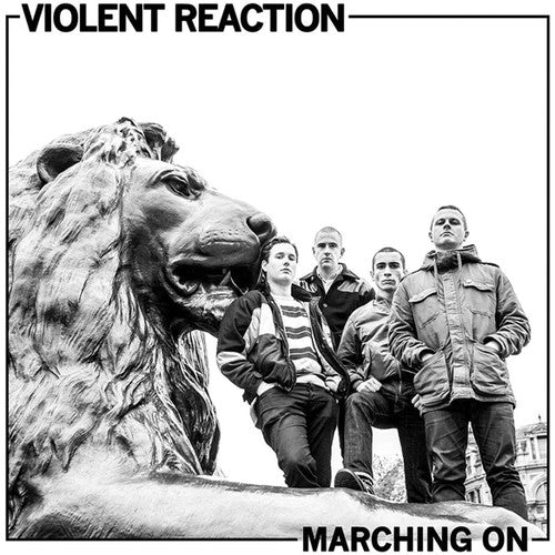 the album cover for Violent Reaction - Marching on