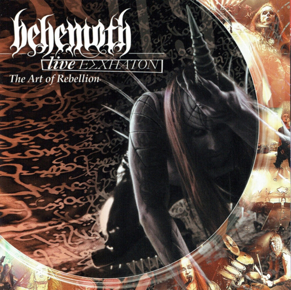 the album cover for Behemoth - Live Eschaton: The Art of Rebellion