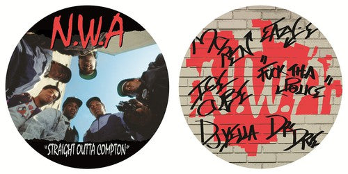 the album cover for N.W.A. - Straight Outta Compton [Picture Disc Vinyl]