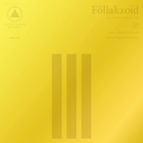 the album cover for Follakzoid - III [Vinyl]