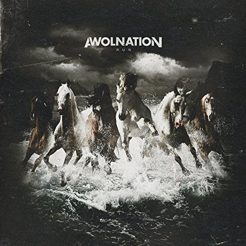 the album cover for Awolnation - Run