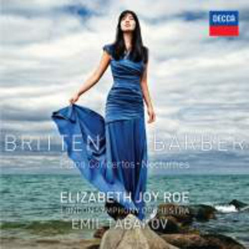 the album cover for Roe / Tabakov / Lso - Britten & Barber Piano Concertos / Nocturnes