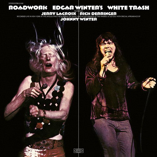 the album cover for Edgar Winter - Roadwork [Limited Edition White Vinyl]