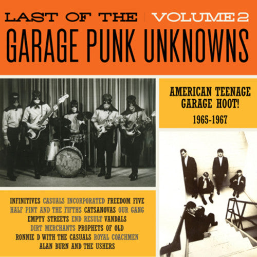 the album cover for Last Of The Garage Punk Unknowns 2 / Various - Last of the Garage Punk Unknowns 2