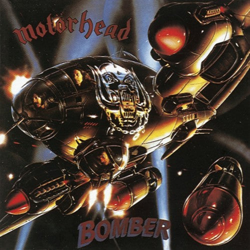 the album cover for Motörhead - Bomber (Uk)