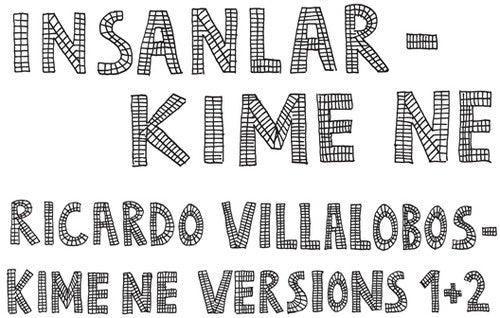 the album cover for Insanlar / Ricardo Villalobos - Kime Ne