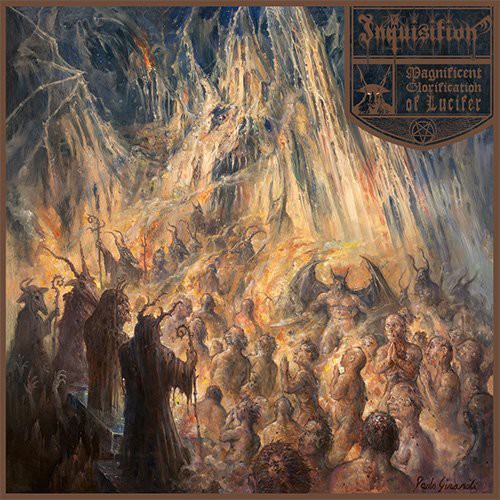 the album cover for Inquisition - Magnificent Glorification Of Lucifer [Vinyl]