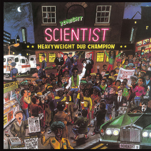 the album cover for Scientist - Heavyweight Dub Champion