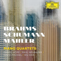 the album cover for Hope / Neubauer / Finckel / Han - Piano Quartets - Brahms Schumann Mahler