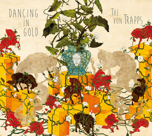 the album cover for Von Trapps - Dancing in Gold