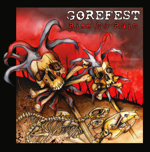 the album cover for Gorefest - Rise to Ruin