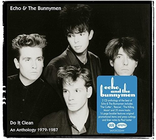the album cover for Echo & The Bunnymen - Do It Clean: An Anthology 1979-87