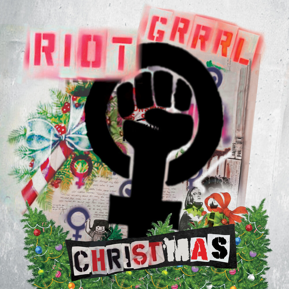 the album cover for Various Artists - Riot GRRRL Christmas
