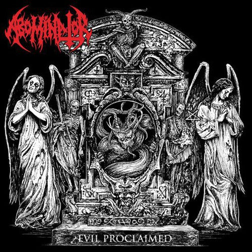 the album cover for Abominator - Evil Proclaimed