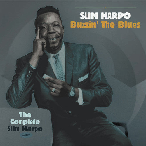 the album cover for Slim Harpo - Buzzin the Blues