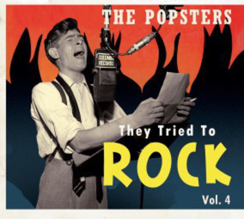 the album cover for Popsters They Tried To Rock Vol 4 / Various Ger - Popsters They Tried to Rock Vol. 4