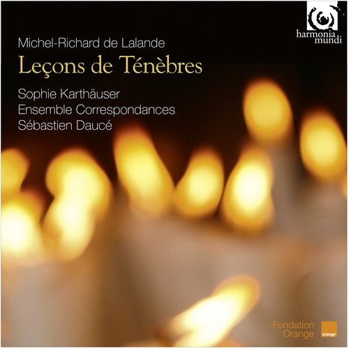 the album cover for De Lalande / Sebastien Dauce - Lecons de Tenebres