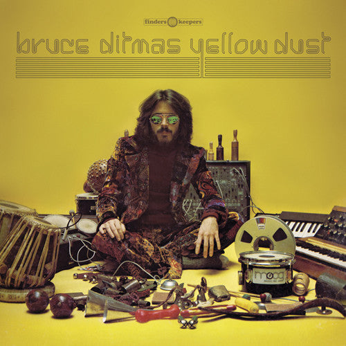 the album cover for Bruce Ditmas - Yellow Dust