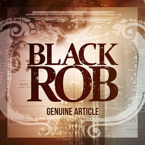 the album cover for Black Rob - Genuine Article