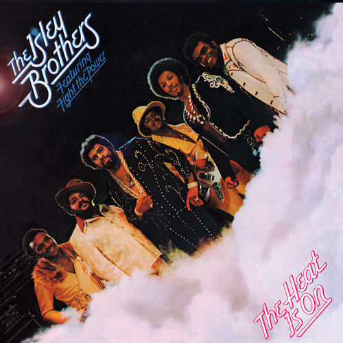 the album cover for The Isley Brothers - The Heat Is On [Limited Edition Red Vinyl]