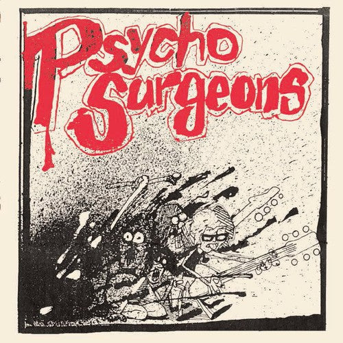 the album cover for Psycho-Surgeons - Crush on You / Falling Apart
