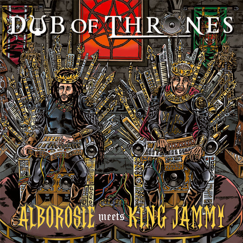 the album cover for Alborosie / King Jammy - Dub of Thrones