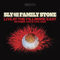 the album cover for Sly & The Family Stone - Live at the Fillmore