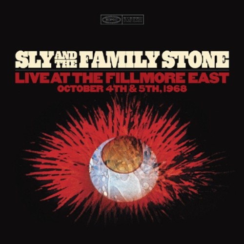 the album cover for Sly & The Family Stone - Live at the Fillmore