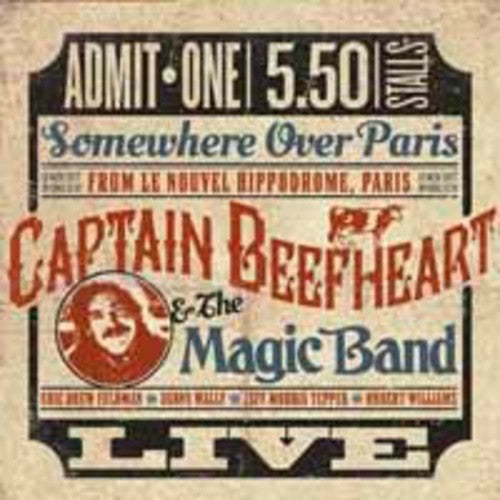 the album cover for Captain Beefheart - Le Nouvel Hippodrome Paris 1977