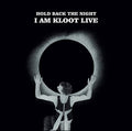 the album cover for I Am Kloot - Hold Back the Night: Live